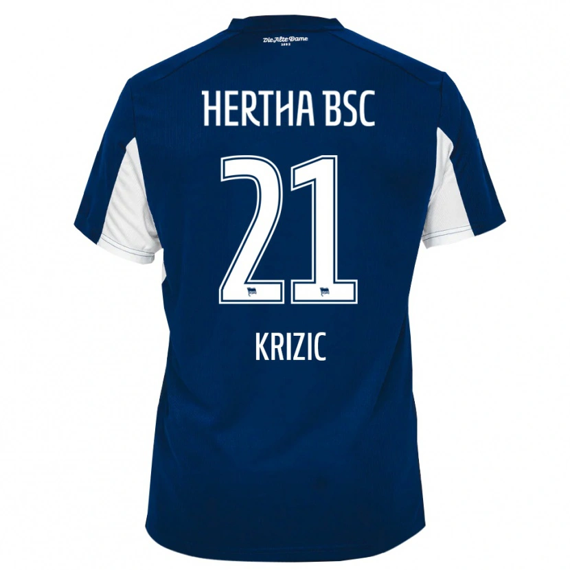 Danxen Damen Ivan Krizic #21 Weiß Blau Heimtrikot Trikot 2025/26 T-Shirt Österreich