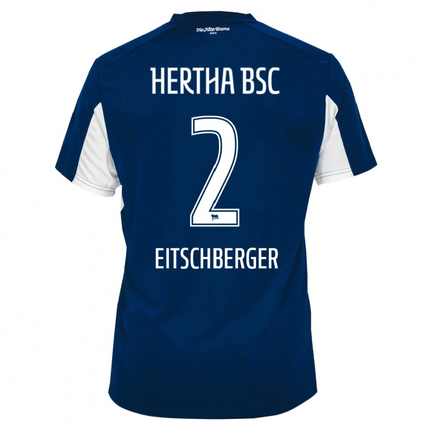Danxen Damen Julian Eitschberger #2 Weiß Blau Heimtrikot Trikot 2025/26 T-Shirt Österreich