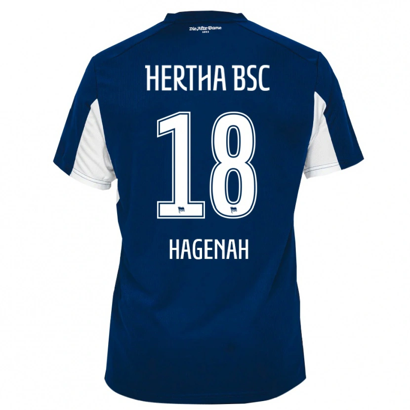 Danxen Damen Simon Hagenah #18 Weiß Blau Heimtrikot Trikot 2025/26 T-Shirt Österreich