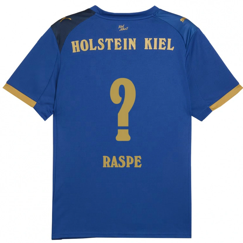 Danxen Damen Maximilian Raspe #0 Blau Gold Heimtrikot Trikot 2025/26 T-Shirt Österreich