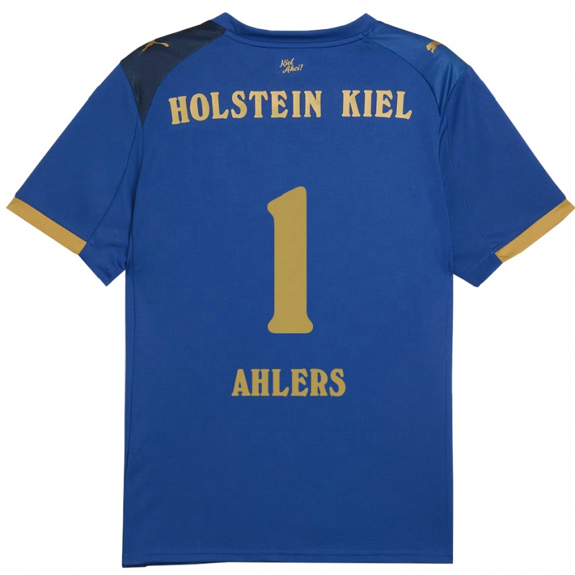 Danxen Damen Noah Ahlers #1 Blau Gold Heimtrikot Trikot 2025/26 T-Shirt Österreich