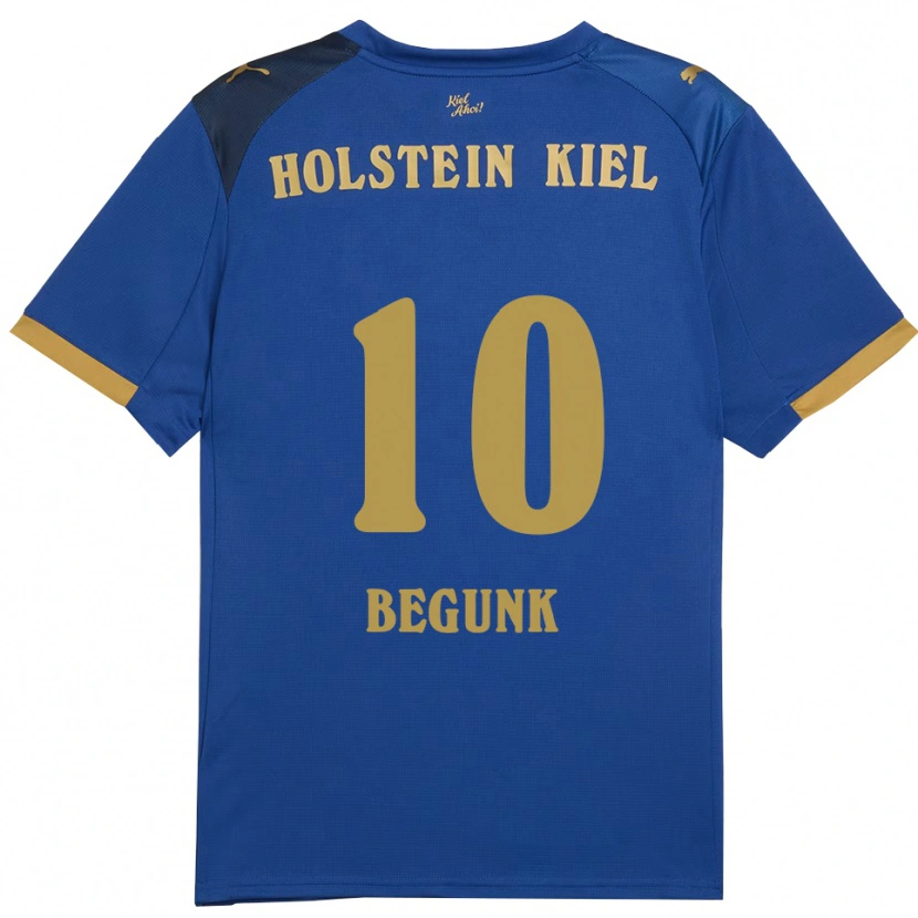 Danxen Damen Sarah Begunk #10 Blau Gold Heimtrikot Trikot 2025/26 T-Shirt Österreich