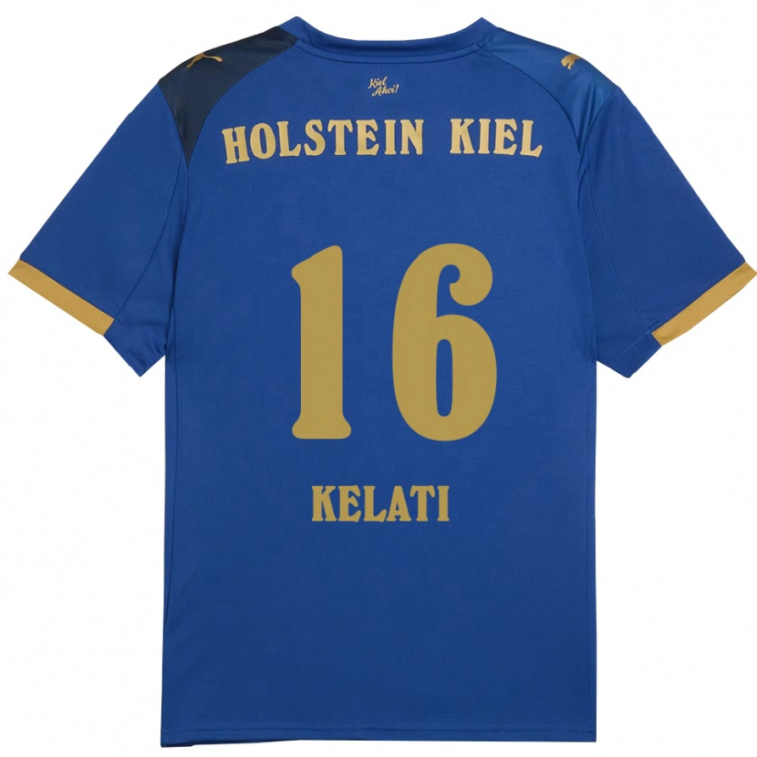Danxen Damen Andu Kelati #16 Blau Gold Heimtrikot Trikot 2025/26 T-Shirt Österreich
