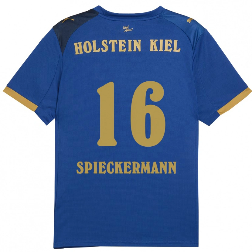 Danxen Damen Tim Spieckermann #16 Blau Gold Heimtrikot Trikot 2025/26 T-Shirt Österreich
