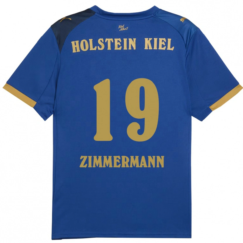 Danxen Damen Luiza Zimmermann #19 Blau Gold Heimtrikot Trikot 2025/26 T-Shirt Österreich