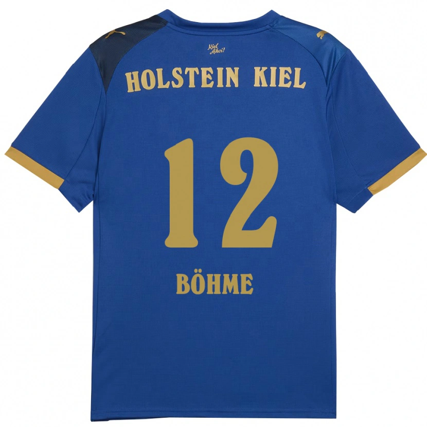 Danxen Damen Greta Böhme #12 Blau Gold Heimtrikot Trikot 2025/26 T-Shirt Österreich