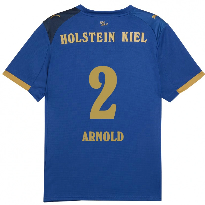 Danxen Damen Henrik Arnold #2 Blau Gold Heimtrikot Trikot 2025/26 T-Shirt Österreich