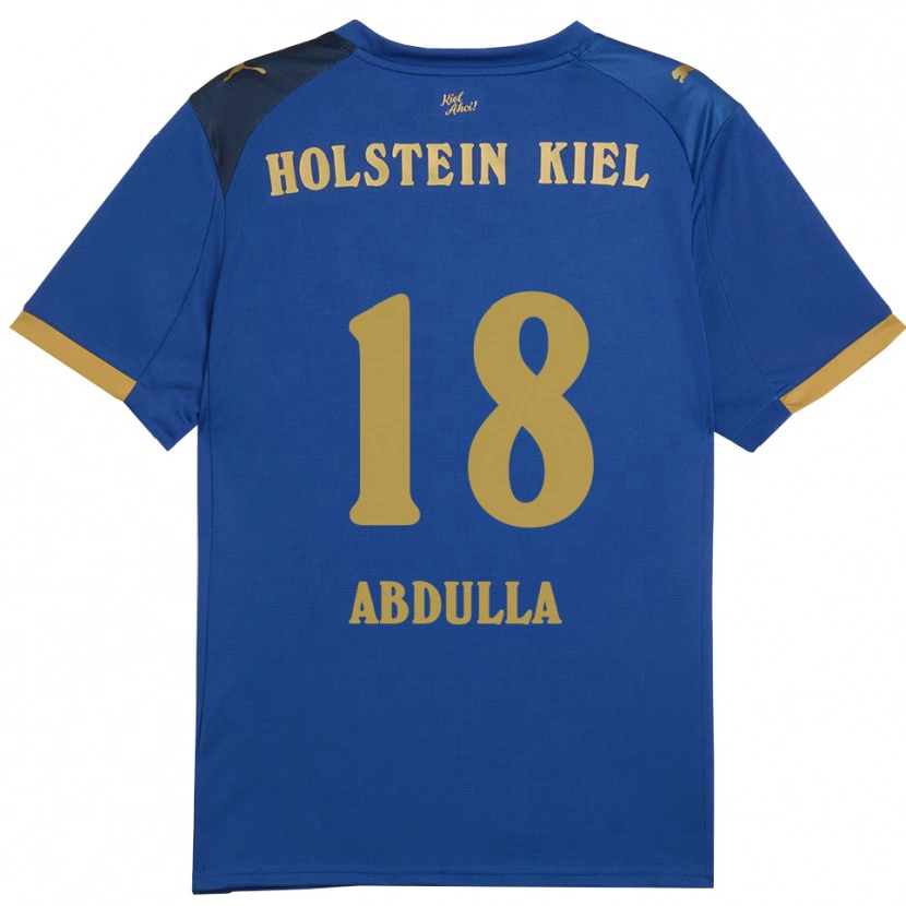 Danxen Damen Ali Abdulla #18 Blau Gold Heimtrikot Trikot 2025/26 T-Shirt Österreich