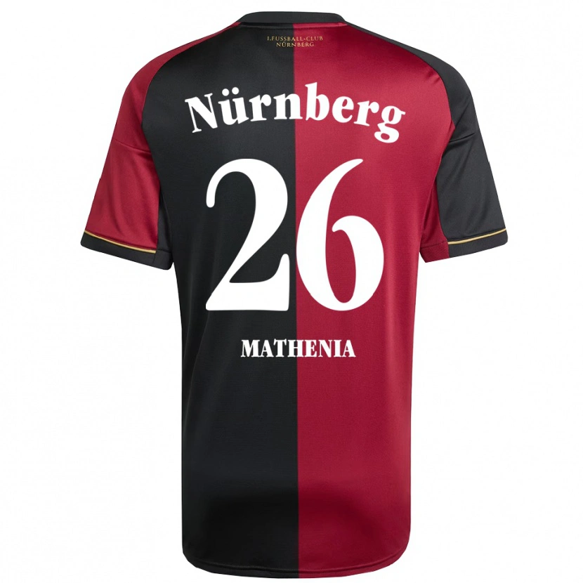 Danxen Damen Christian Mathenia #26 Burgunder Schwarz Heimtrikot Trikot 2025/26 T-Shirt Österreich