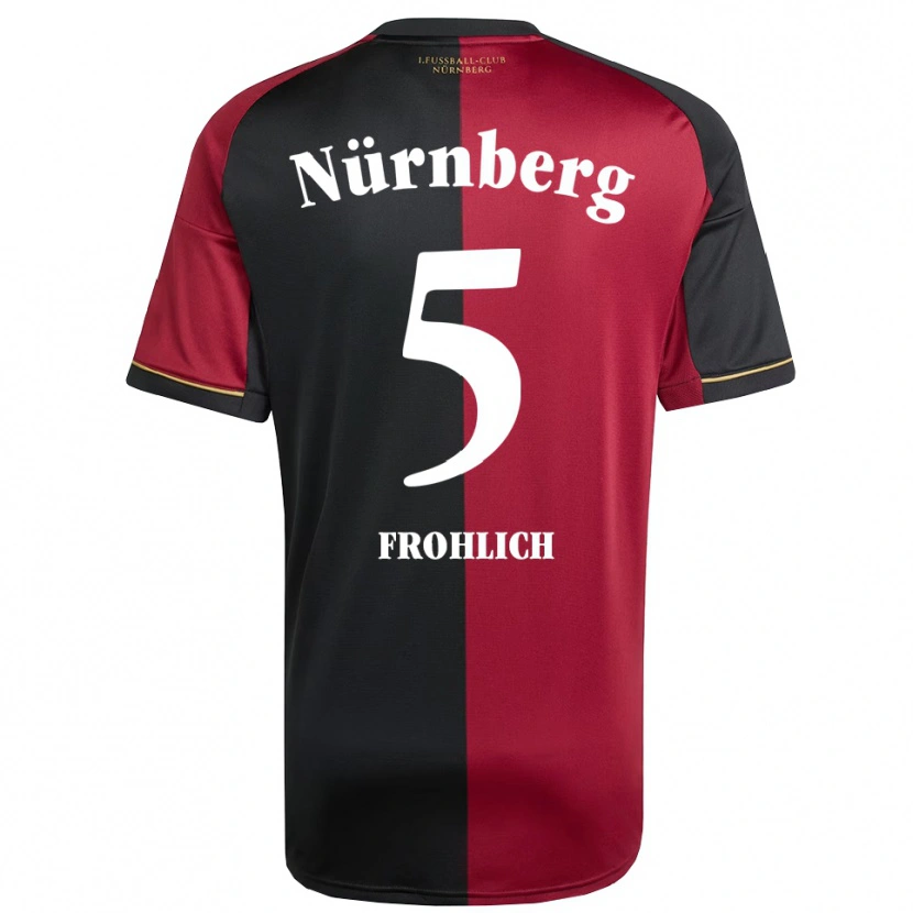Danxen Damen Clara Fröhlich #5 Burgunder Schwarz Heimtrikot Trikot 2025/26 T-Shirt Österreich