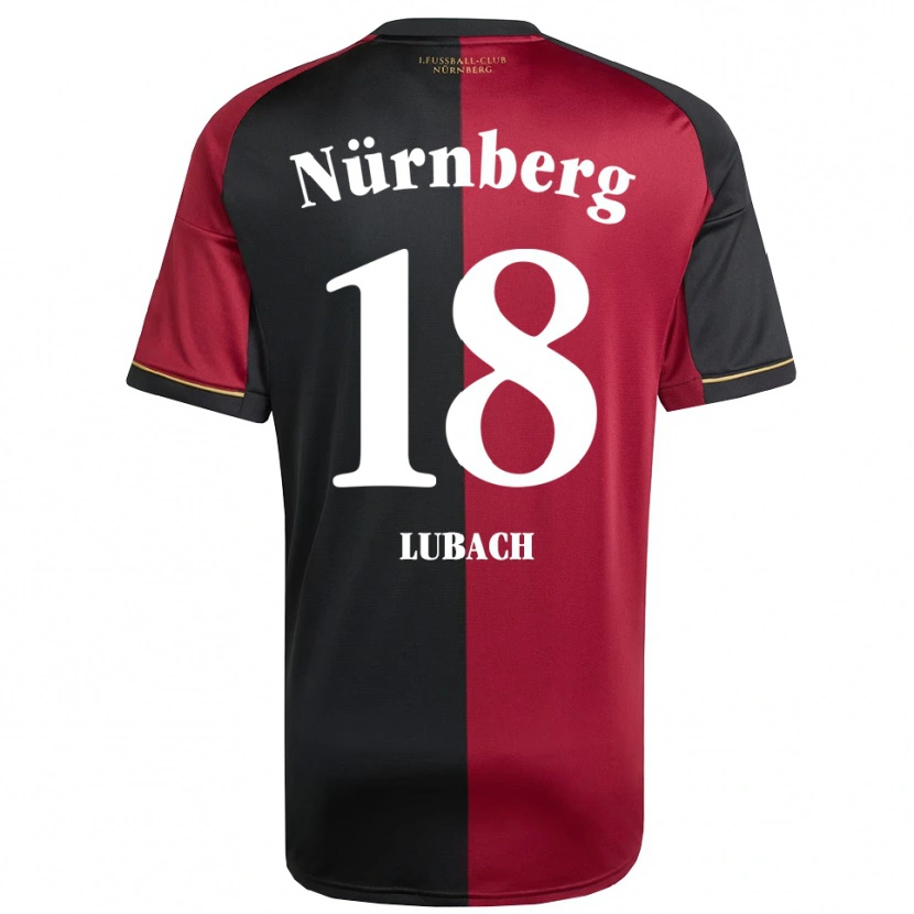 Danxen Damen Rafael Lubach #18 Burgunder Schwarz Heimtrikot Trikot 2025/26 T-Shirt Österreich