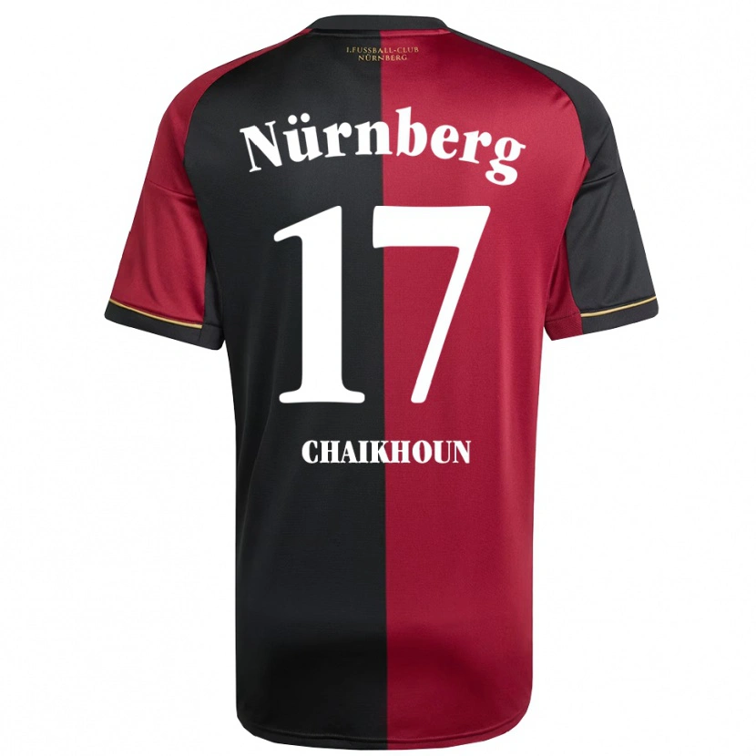 Danxen Damen Ayoub Chaikhoun #17 Burgunder Schwarz Heimtrikot Trikot 2025/26 T-Shirt Österreich