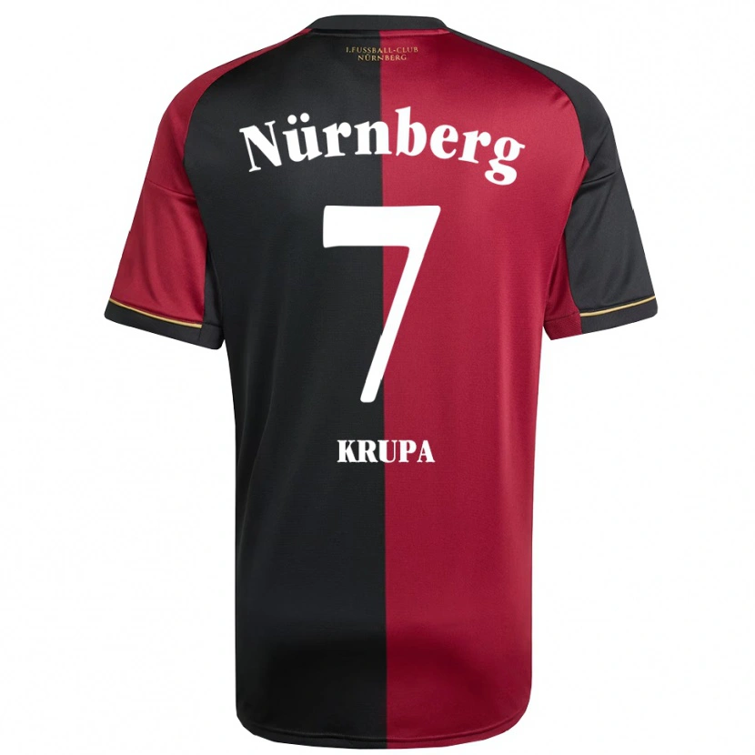 Danxen Damen Jeroen Krupa #7 Burgunder Schwarz Heimtrikot Trikot 2025/26 T-Shirt Österreich