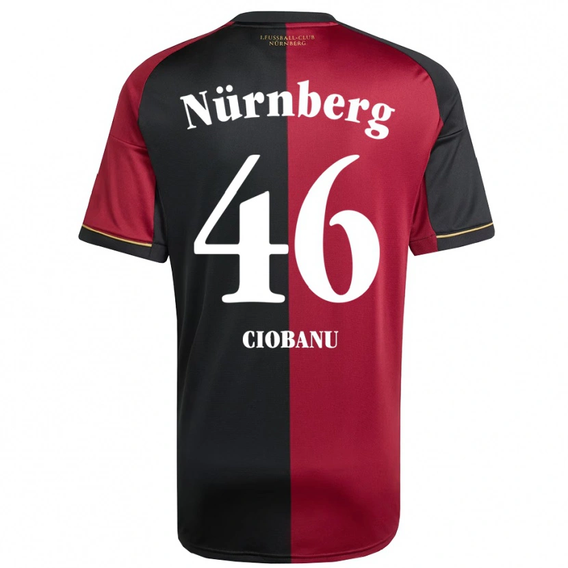 Danxen Damen Ion Ciobanu #46 Burgunder Schwarz Heimtrikot Trikot 2025/26 T-Shirt Österreich