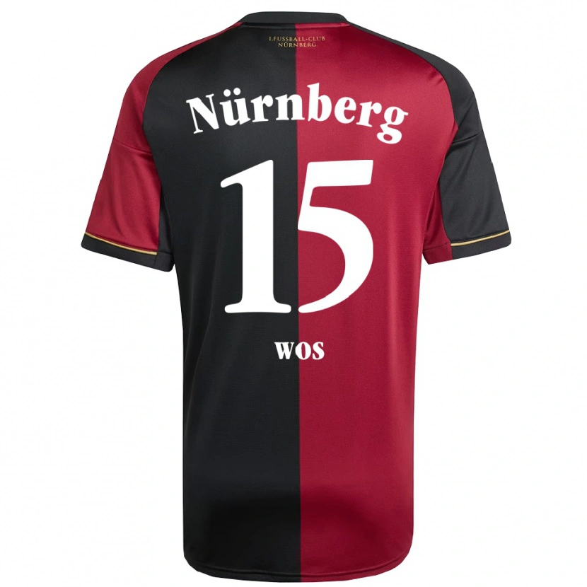 Danxen Damen Oliwia Wos #15 Burgunder Schwarz Heimtrikot Trikot 2025/26 T-Shirt Österreich