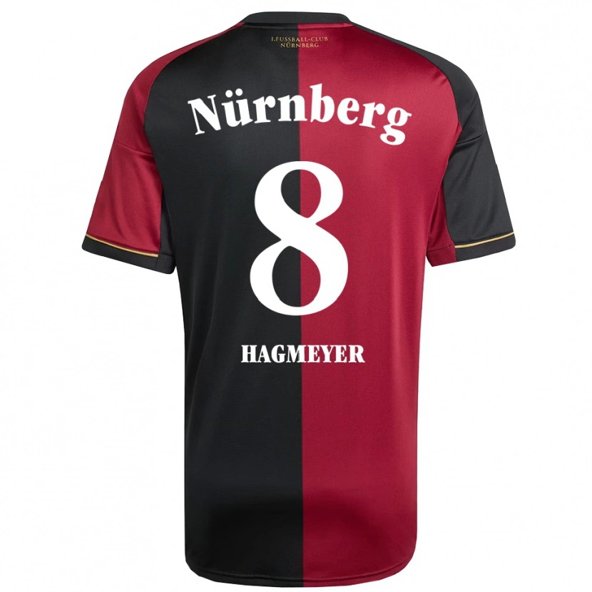 Danxen Damen Ben Hagmeyer #8 Burgunder Schwarz Heimtrikot Trikot 2025/26 T-Shirt Österreich