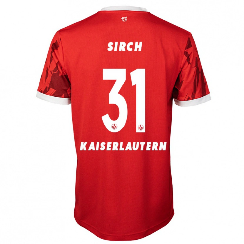 Danxen Damen Luca Sirch #31 Rot Weiß Heimtrikot Trikot 2025/26 T-Shirt Österreich