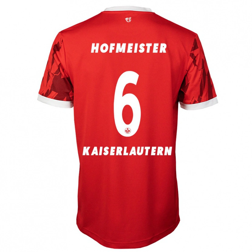 Danxen Damen Dion Hofmeister #6 Rot Weiß Heimtrikot Trikot 2025/26 T-Shirt Österreich