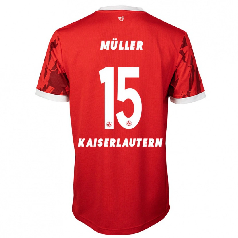 Danxen Damen Erik Müller #15 Rot Weiß Heimtrikot Trikot 2025/26 T-Shirt Österreich