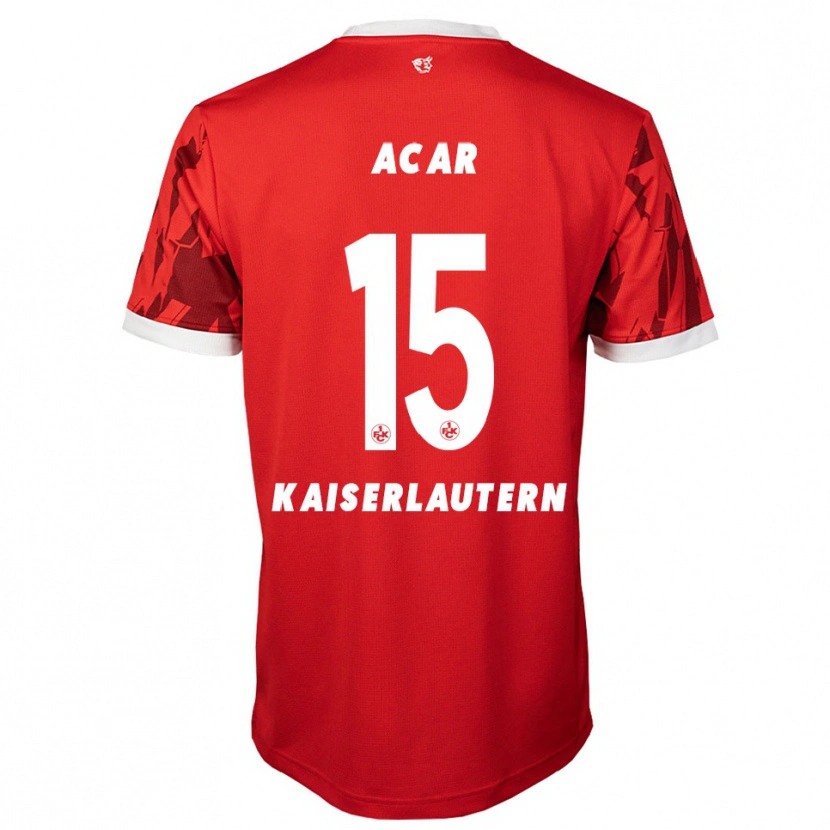 Danxen Damen Samet Acar #15 Rot Weiß Heimtrikot Trikot 2025/26 T-Shirt Österreich