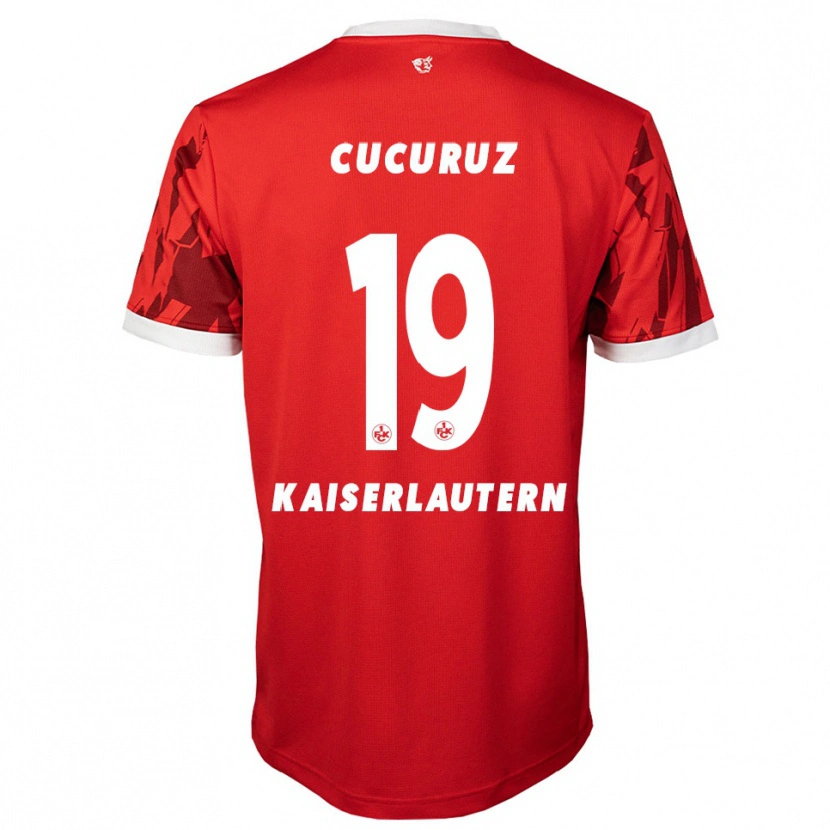Danxen Damen Nichita Cucuruz #19 Rot Weiß Heimtrikot Trikot 2025/26 T-Shirt Österreich