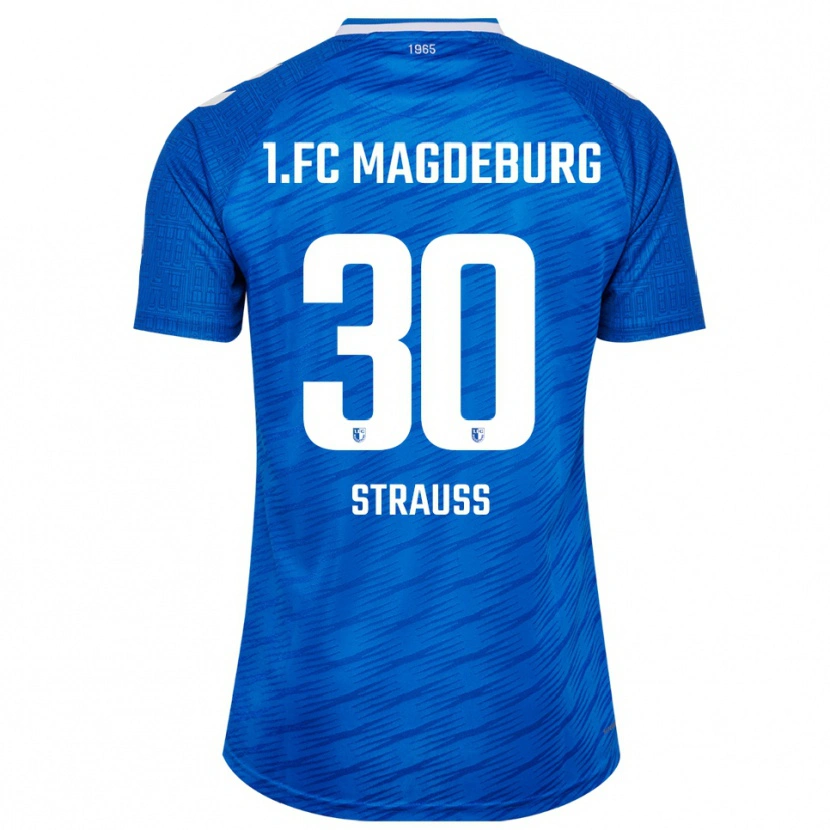 Danxen Damen Emil Strauß #30 Blau Weiß Heimtrikot Trikot 2025/26 T-Shirt Österreich