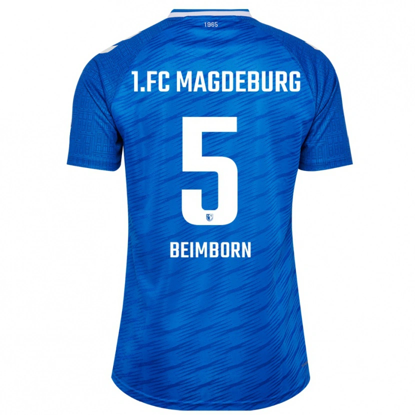 Danxen Damen Leander Beimborn #5 Blau Weiß Heimtrikot Trikot 2025/26 T-Shirt Österreich