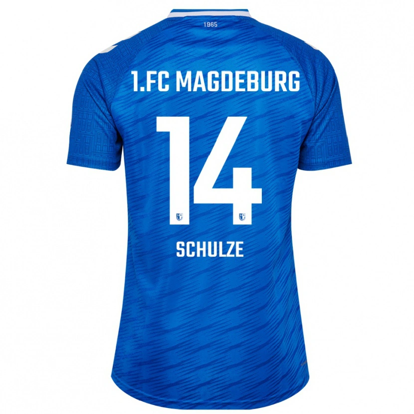 Danxen Damen Conner Schulze #14 Blau Weiß Heimtrikot Trikot 2025/26 T-Shirt Österreich