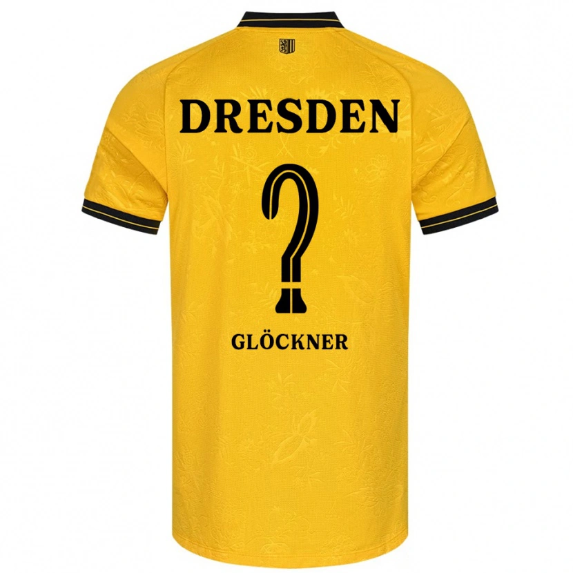 Danxen Damen Patricia Glöckner #0 Gelb Schwarz Heimtrikot Trikot 2025/26 T-Shirt Österreich
