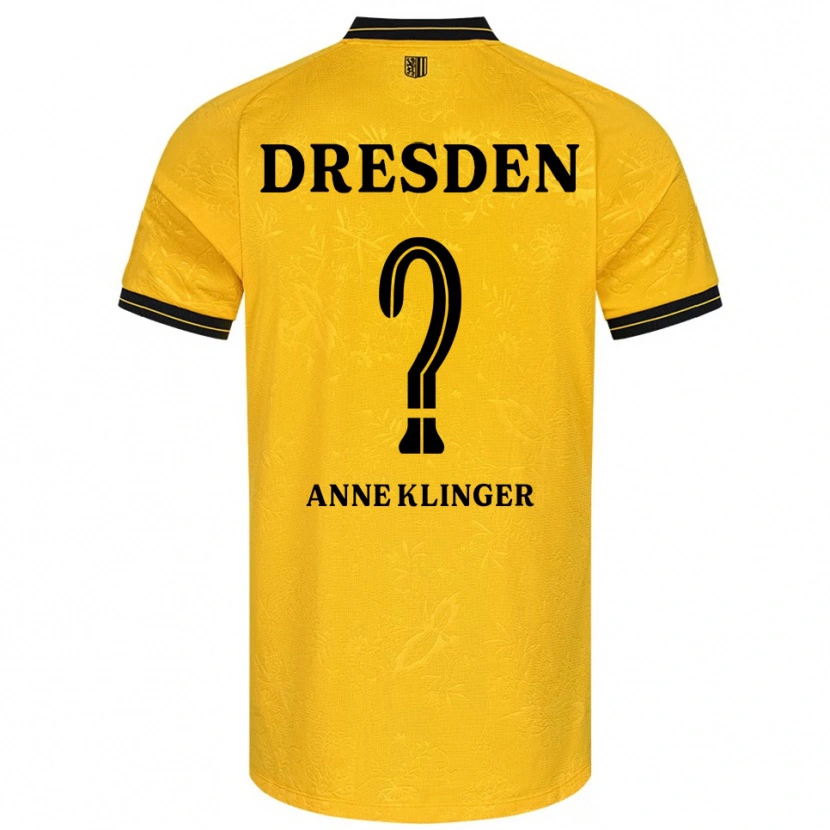 Danxen Damen Jo Anne Klinger #0 Gelb Schwarz Heimtrikot Trikot 2025/26 T-Shirt Österreich