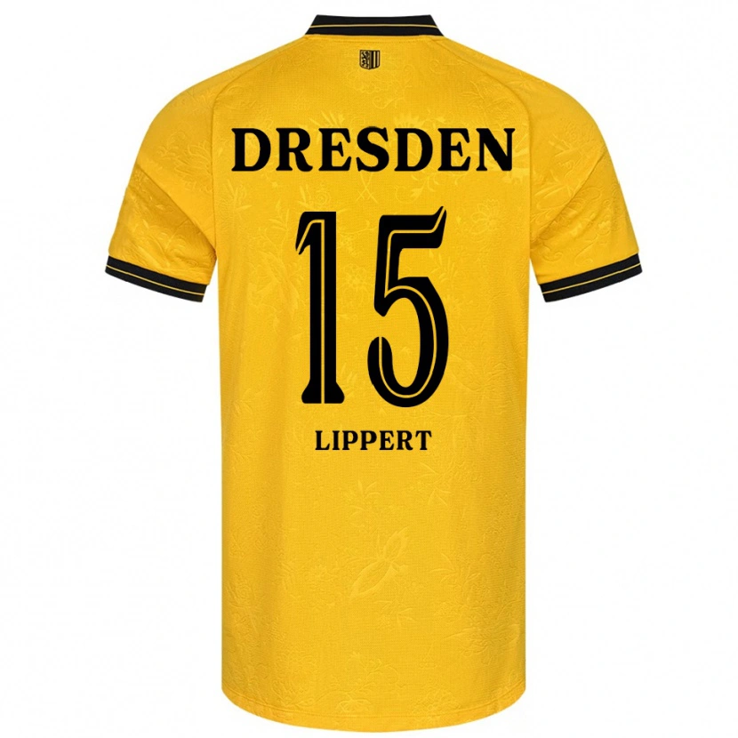 Danxen Damen Marlon Lippert #15 Gelb Schwarz Heimtrikot Trikot 2025/26 T-Shirt Österreich
