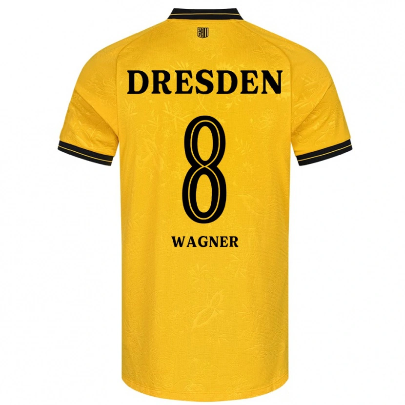 Danxen Damen Robert Wagner #8 Gelb Schwarz Heimtrikot Trikot 2025/26 T-Shirt Österreich