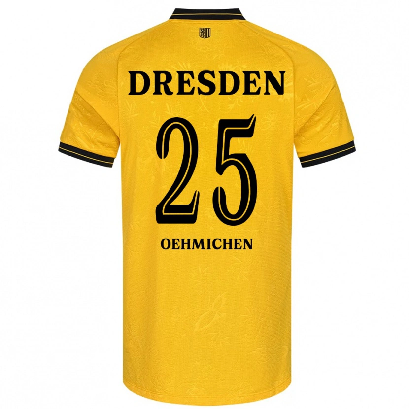 Danxen Damen Jonas Oehmichen #25 Gelb Schwarz Heimtrikot Trikot 2025/26 T-Shirt Österreich