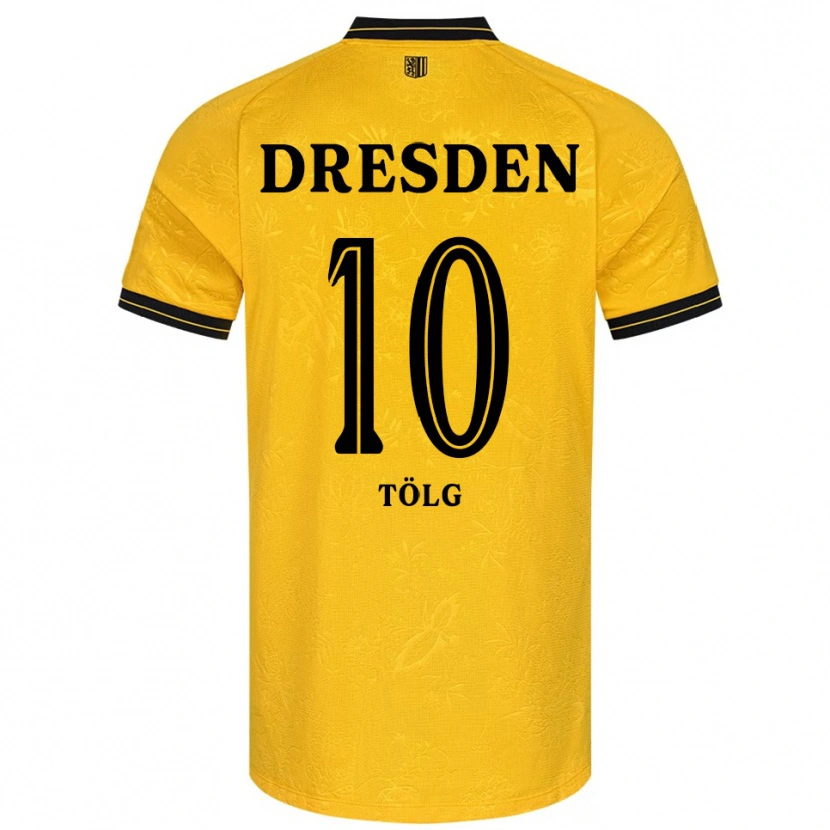 Danxen Damen Cedric Tölg #10 Gelb Schwarz Heimtrikot Trikot 2025/26 T-Shirt Österreich