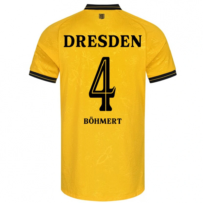 Danxen Damen Jonas Böhmert #4 Gelb Schwarz Heimtrikot Trikot 2025/26 T-Shirt Österreich