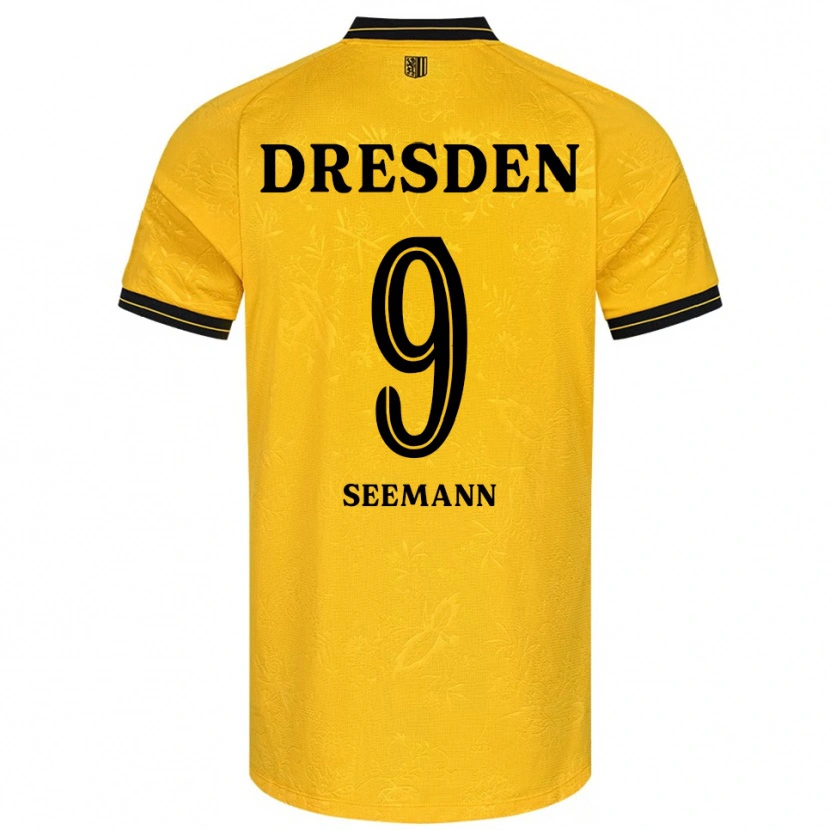 Danxen Damen Arne Seemann #9 Gelb Schwarz Heimtrikot Trikot 2025/26 T-Shirt Österreich