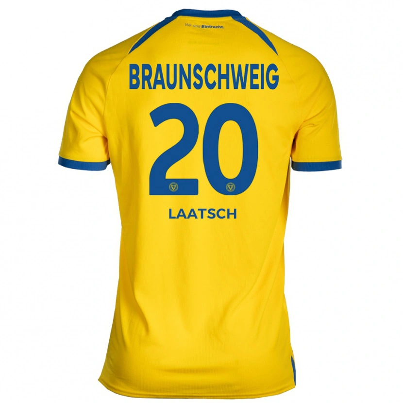 Danxen Damen Leonard Laatsch #20 Gelb Blau Heimtrikot Trikot 2025/26 T-Shirt Österreich