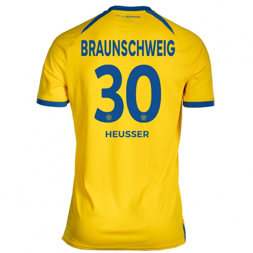 Danxen Damen Robin Heußer #30 Gelb Blau Heimtrikot Trikot 2025/26 T-Shirt Österreich