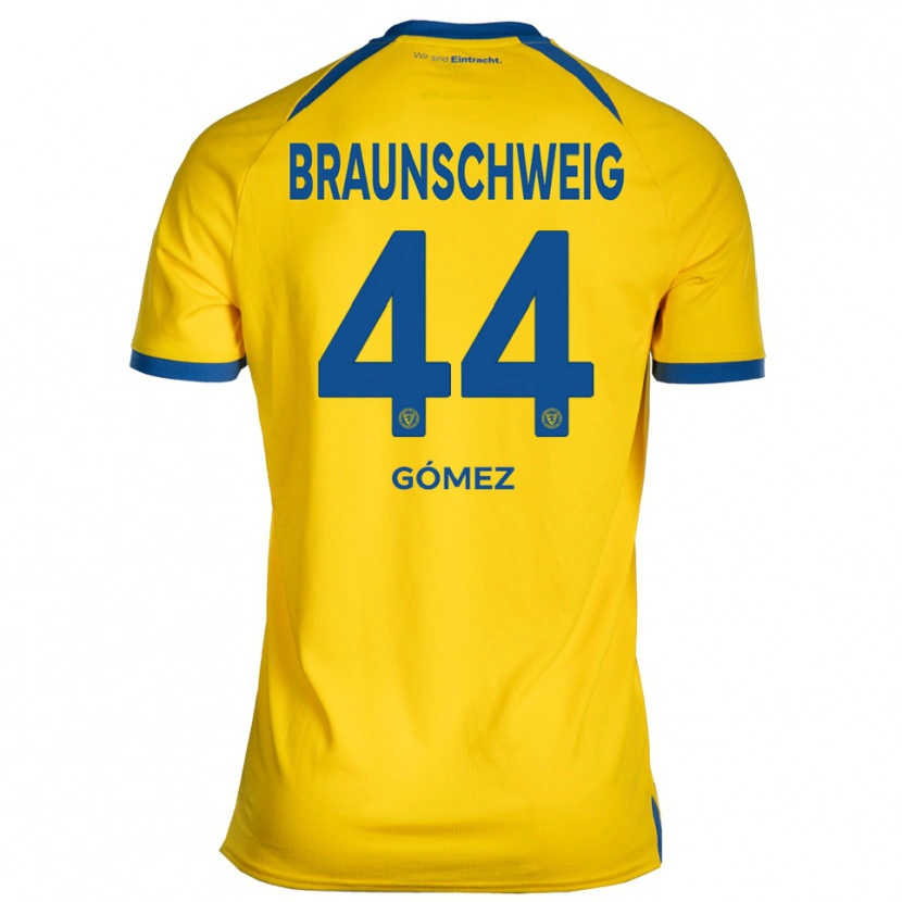Danxen Damen Johan Gómez #44 Gelb Blau Heimtrikot Trikot 2025/26 T-Shirt Österreich
