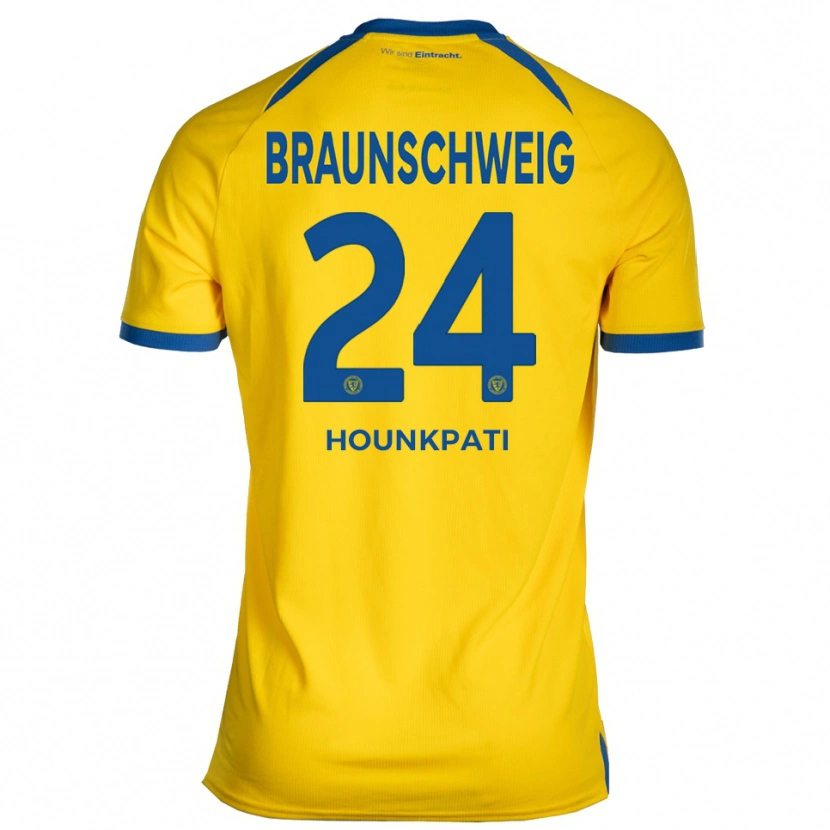 Danxen Damen Marvin Hounkpati #24 Gelb Blau Heimtrikot Trikot 2025/26 T-Shirt Österreich