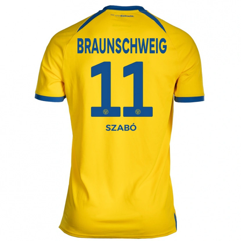 Danxen Damen Levente Szabó #11 Gelb Blau Heimtrikot Trikot 2025/26 T-Shirt Österreich