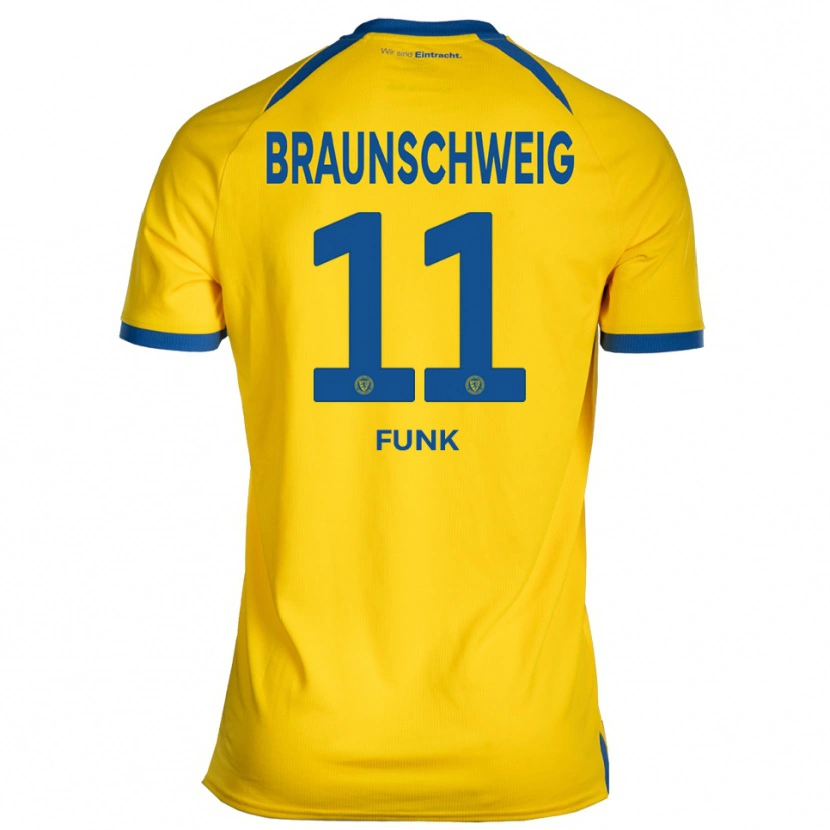 Danxen Damen Jonah Funk #11 Gelb Blau Heimtrikot Trikot 2025/26 T-Shirt Österreich