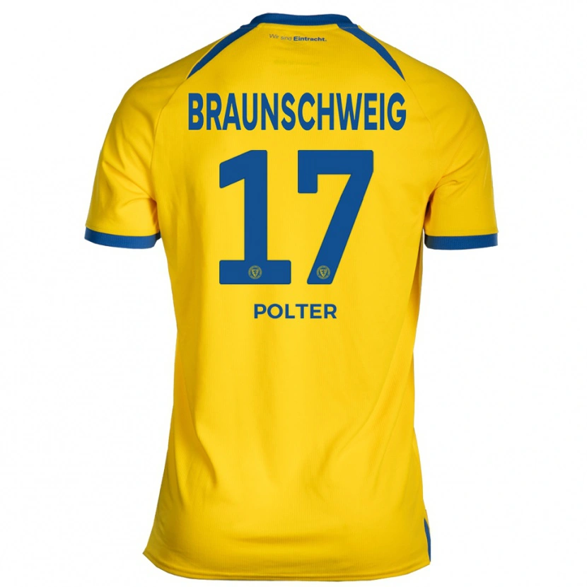 Danxen Damen Sebastian Polter #17 Gelb Blau Heimtrikot Trikot 2025/26 T-Shirt Österreich