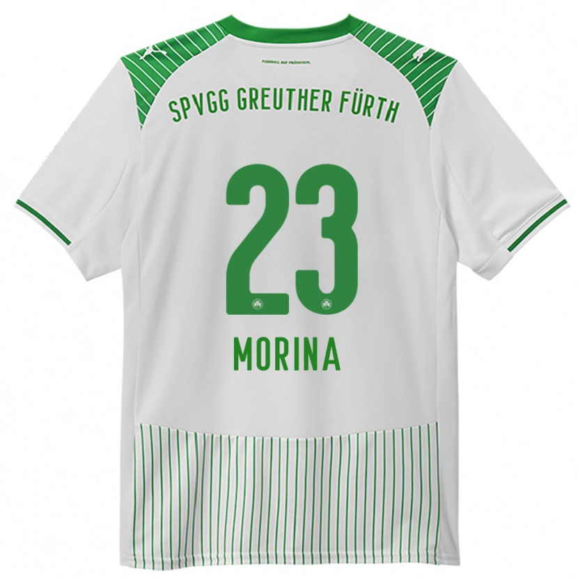 Danxen Damen Dion Morina #23 Weiß Grün Heimtrikot Trikot 2025/26 T-Shirt Österreich