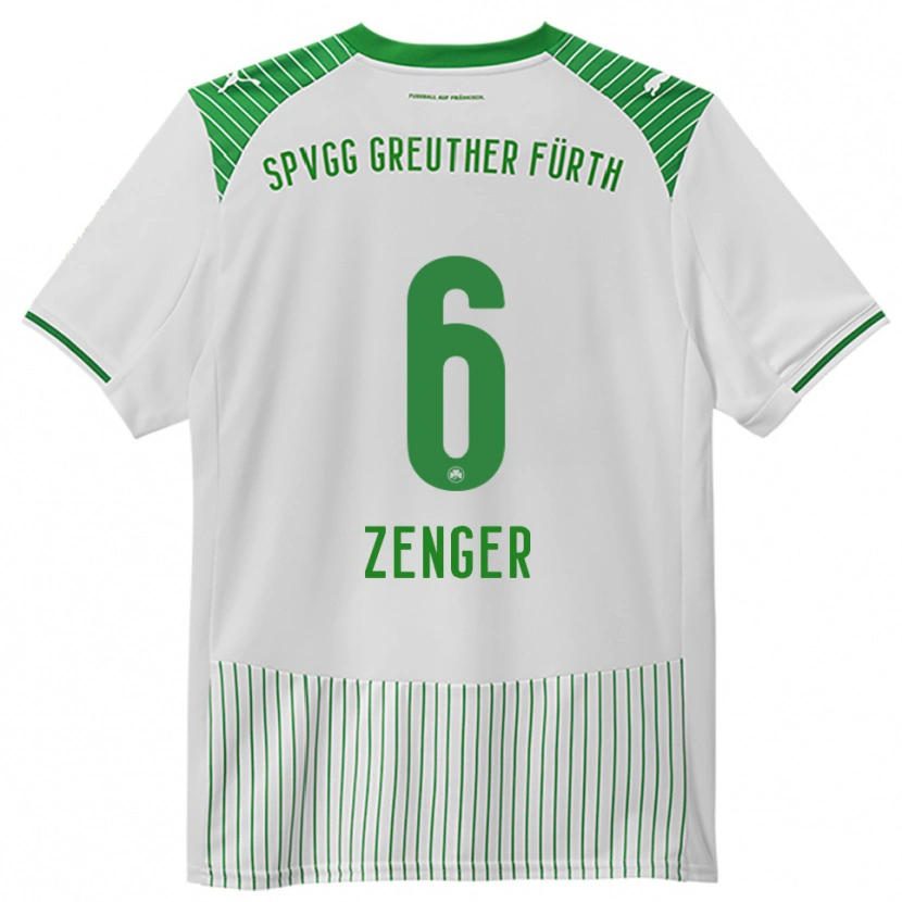 Danxen Damen Marc Zenger #6 Weiß Grün Heimtrikot Trikot 2025/26 T-Shirt Österreich