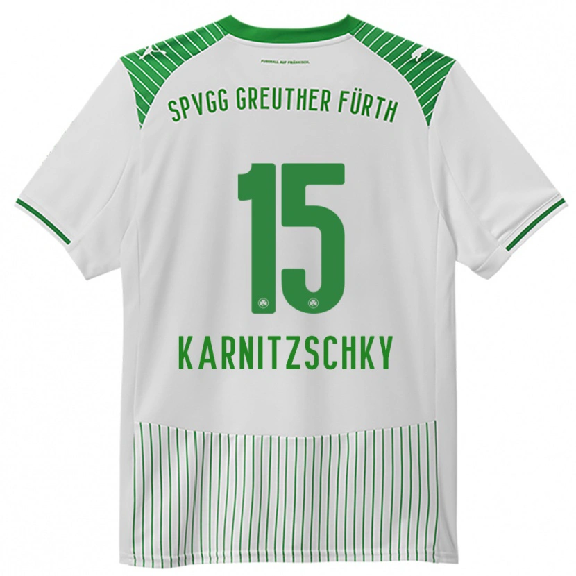 Danxen Damen Nick Karnitzschky #15 Weiß Grün Heimtrikot Trikot 2025/26 T-Shirt Österreich
