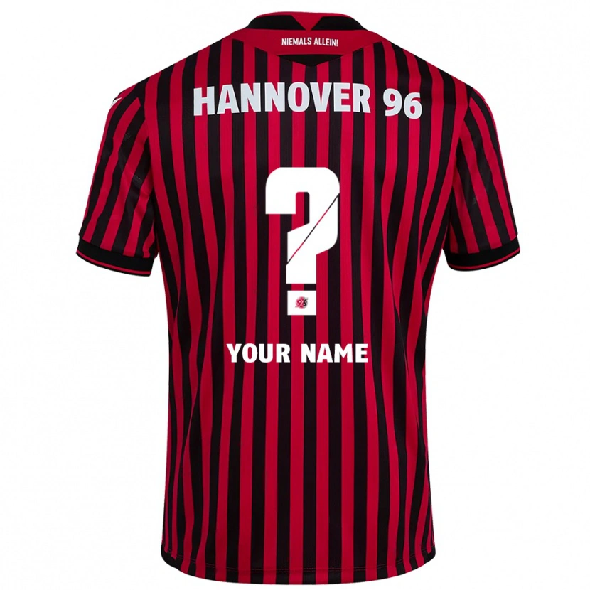 Danxen Damen Ihren Namen #0 Rot Schwarz Heimtrikot Trikot 2025/26 T-Shirt Österreich