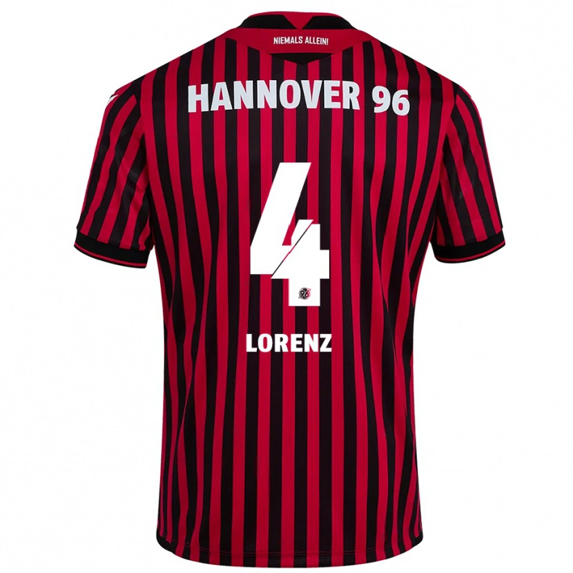 Danxen Damen Pepe Lorenz #4 Rot Schwarz Heimtrikot Trikot 2025/26 T-Shirt Österreich