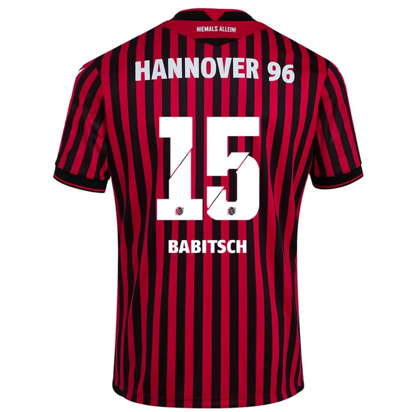 Danxen Damen Alexander Babitsch #15 Rot Schwarz Heimtrikot Trikot 2025/26 T-Shirt Österreich