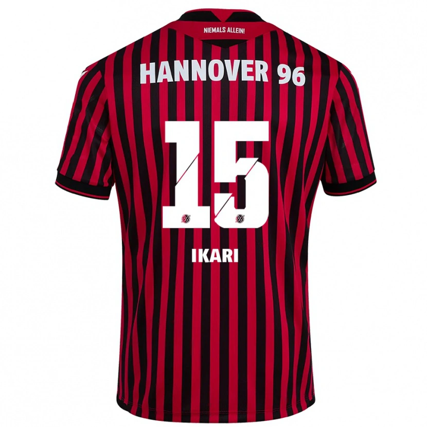 Danxen Damen Asuma Ikari #15 Rot Schwarz Heimtrikot Trikot 2025/26 T-Shirt Österreich